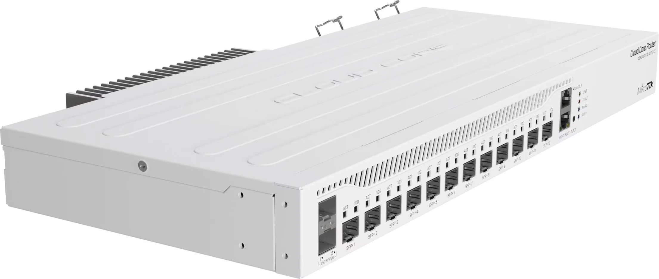 Beispiel Bild eines Microtik Geräts, Router CCR2004.